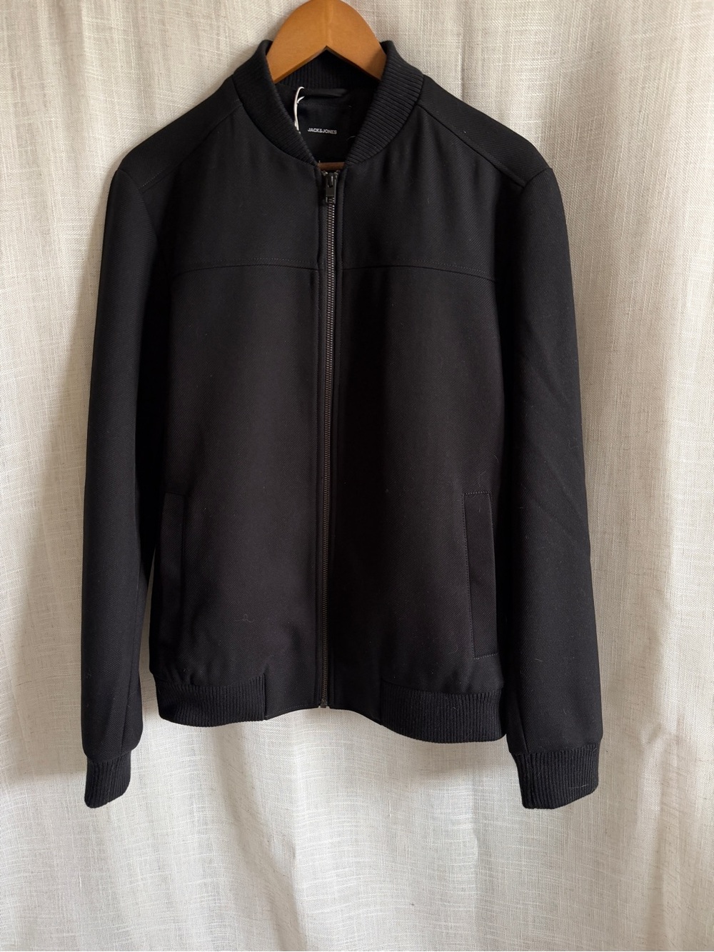 Men’s Jack&Jones Black Bomber Jacket